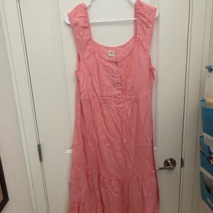 Salmon Summer Dress
